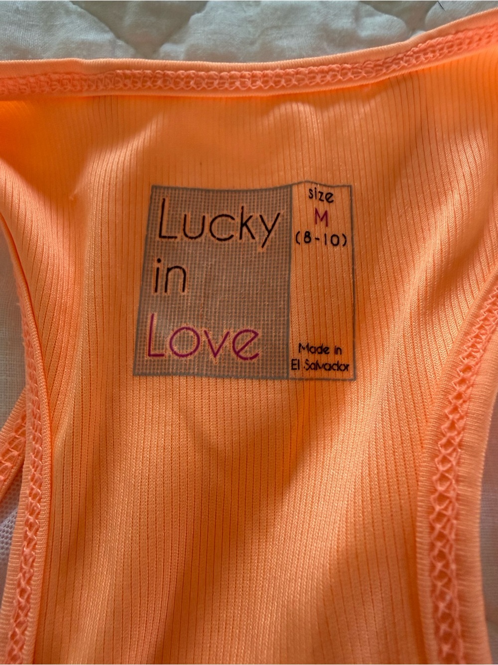 Orange Racerback Tennis Tank and Skort Set - Picture 2 of 9